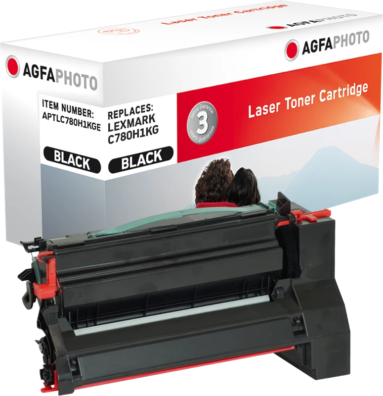 Agfa Photo XL Toner kompatibel mit Lexmark C780H1KG Schwarz