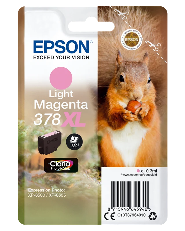 Epson 378XL Light Magenta Druckerpatrone C13T37964010