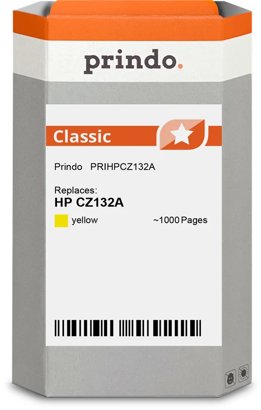 Prindo Classic Druckerpatrone kompatibel mit HP 711 Gelb