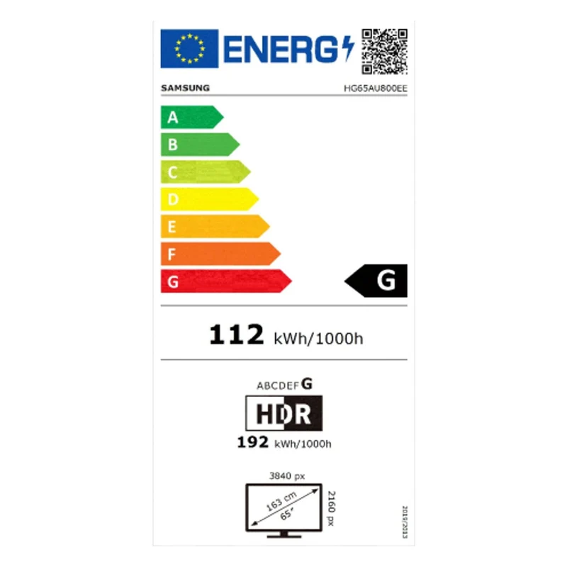 Samsung HG65AU8000 65 Zoll Hotel TV UHD 4K