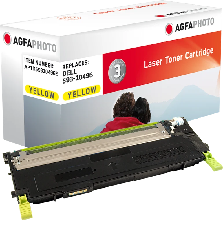 Agfa Photo Toner kompatibel mit Dell 593-10496 Gelb