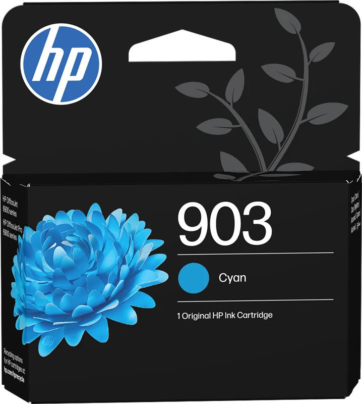 HP 903 Cyan Druckerpatrone T6L87AE
