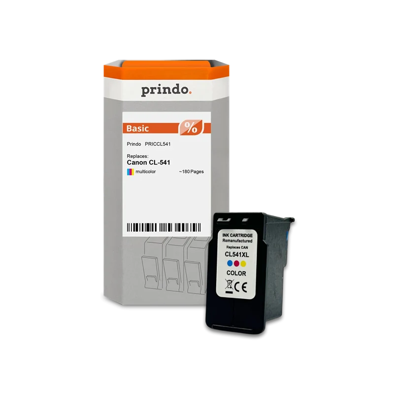 Prindo Basic Druckerpatrone kompatibel mit Canon CL-541 mehrere Farben