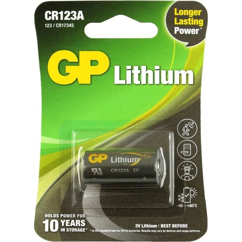 GP Lithiumbatterie CR123A 1 Stk