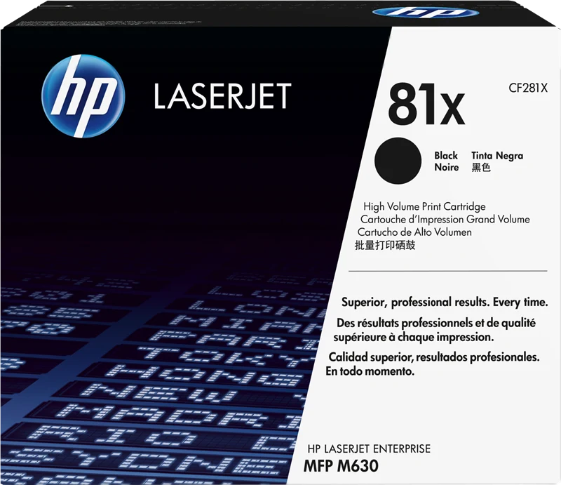 HP 81X Schwarz Toner