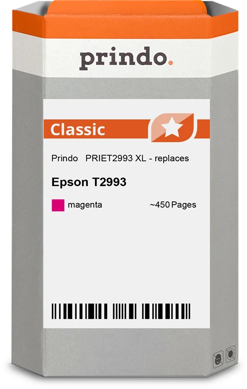Prindo Classic XL Druckerpatrone kompatibel mit Epson 29 XL Magenta