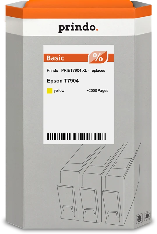 Prindo Basic XL Druckerpatrone kompatibel mit Epson 79 XL Gelb