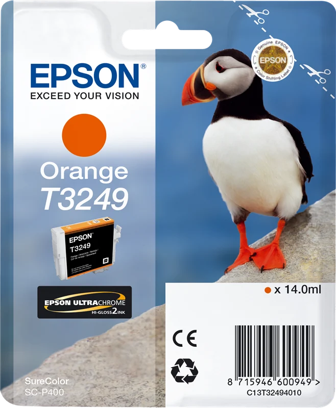 Epson T3249 Orange Druckerpatrone C13T32494010