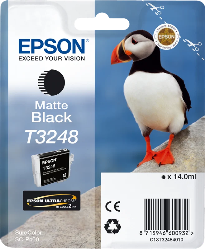 Epson T3248 Schwarz Druckerpatrone C13T32484010