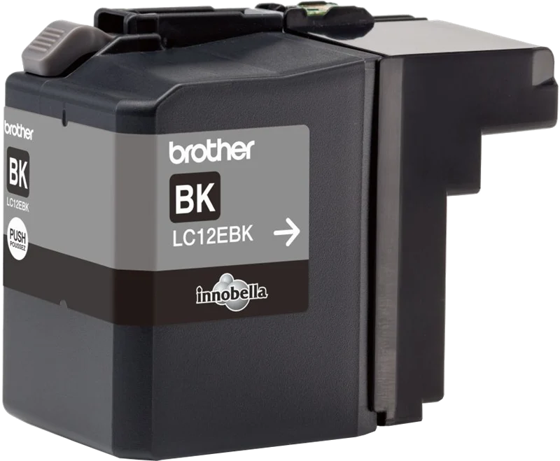 Brother LC12EBK Schwarz Druckerpatrone