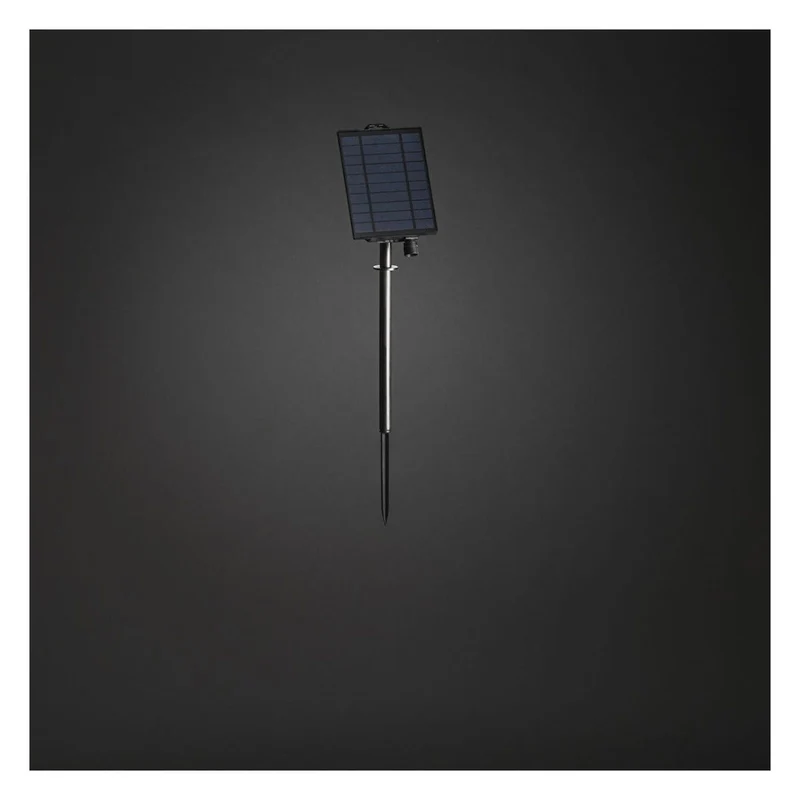 Konstsmide wiederaufladbares Solarpanel-S Solar-Batteriebox in schwarz 3776-000