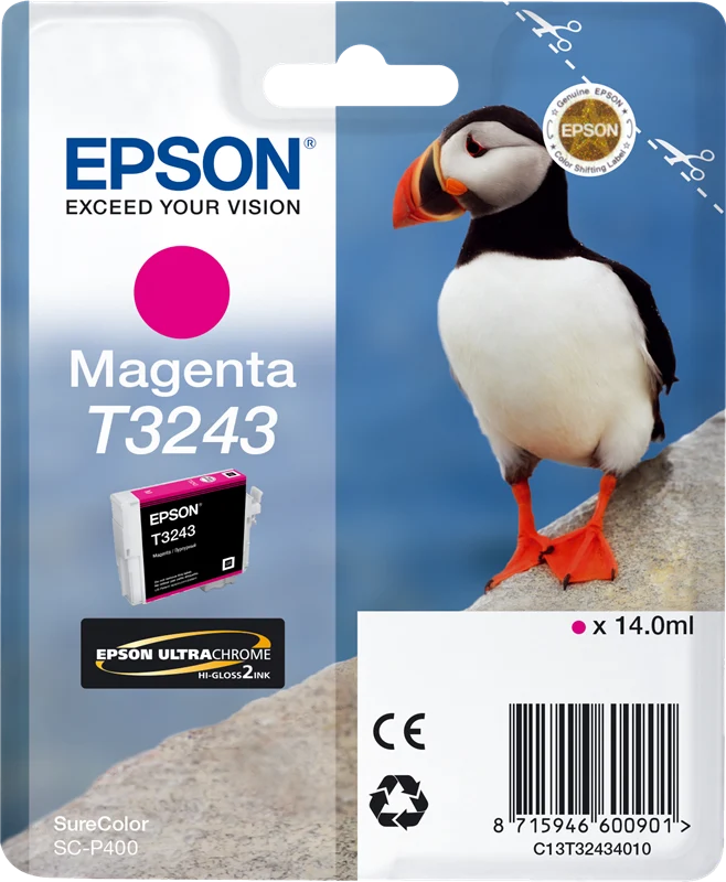 Epson T3243 Magenta Druckerpatrone C13T32434010