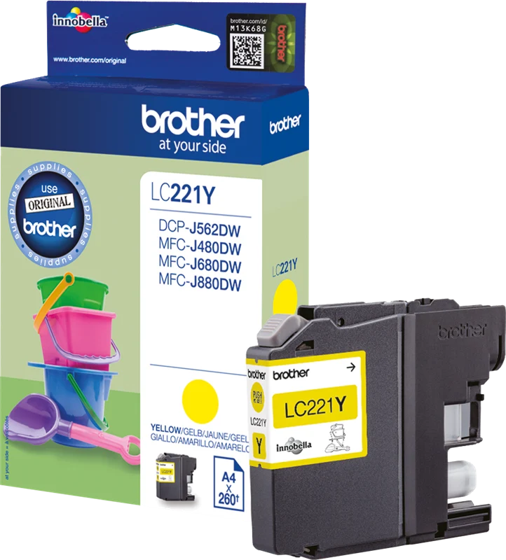 Brother LC221Y Gelb Druckerpatrone