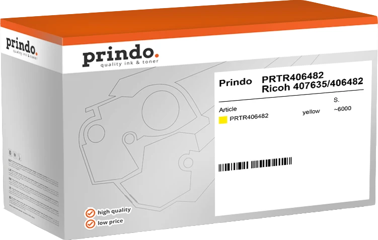 Prindo Classic XL Toner kompatibel mit Ricoh SP C310HE Gelb