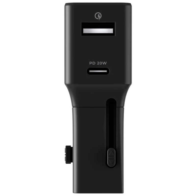 Rolling Square Pocket Reiseadapter schwarz