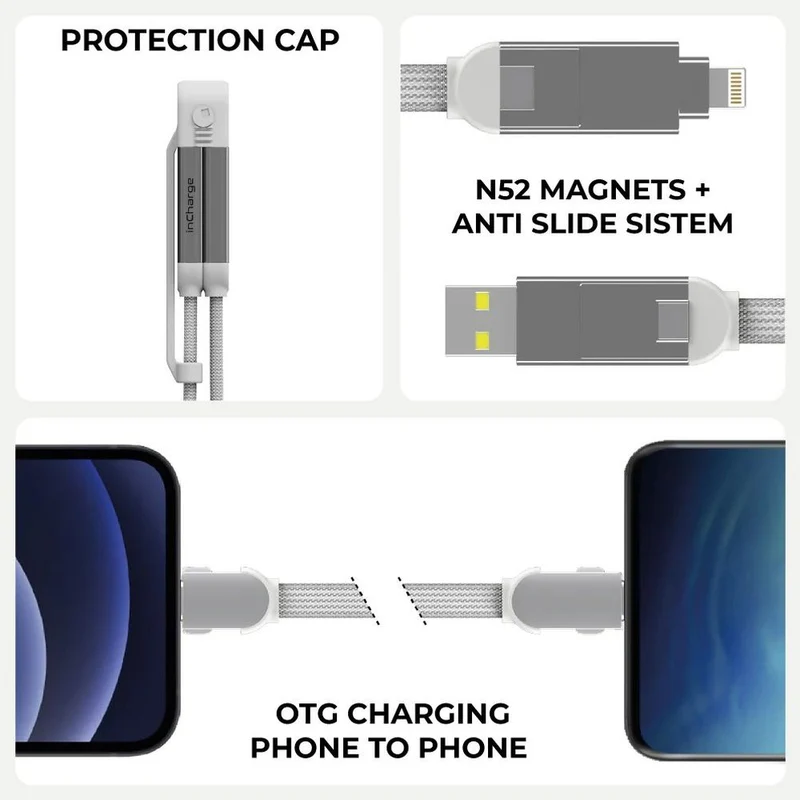 Rolling Square inCharge XL 30cm weiß