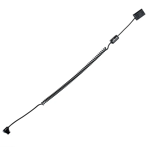 IndiPro Coiled D-Tap auf Canon LP-E6 Type Dummy Akku
