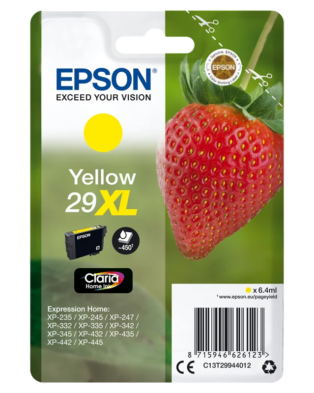 Epson 29 XL Gelb Druckerpatrone C13T29944012