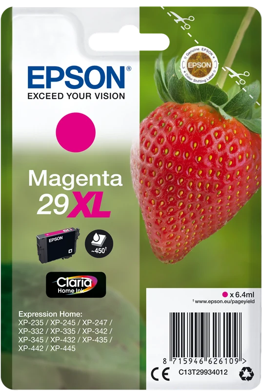 Epson 29 XL Magenta Druckerpatrone C13T29934012