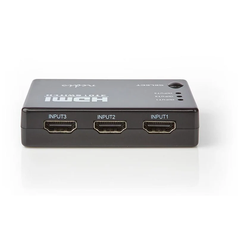 Nedis HDMI-Switch 3 Anschlüsse 3x HDMI-Eingang 1x HDMI-Ausgang