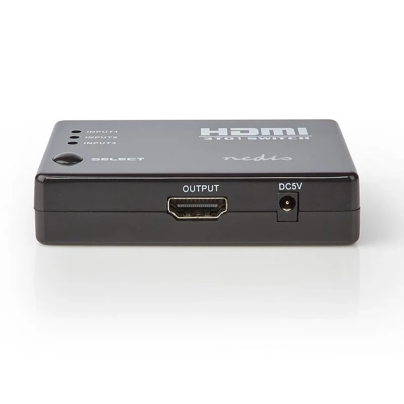 Nedis HDMI-Switch 3 Anschlüsse 3x HDMI-Eingang 1x HDMI-Ausgang
