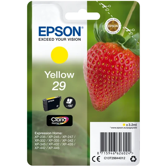 Epson 29 Gelb Druckerpatrone C13T29844012