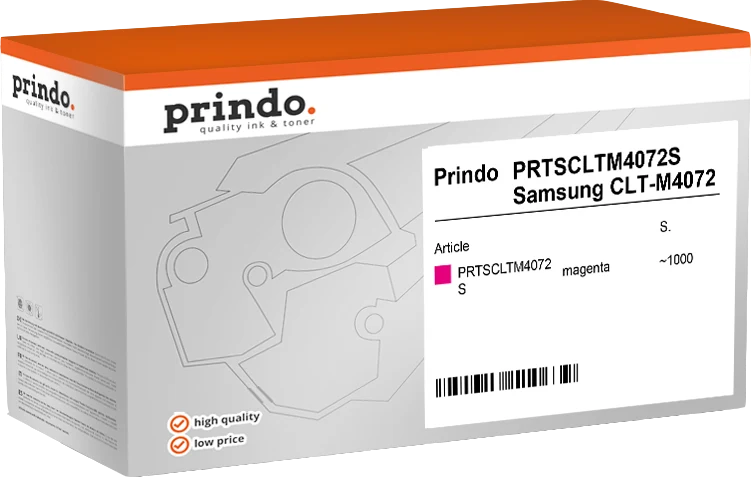 Prindo Classic Toner kompatibel mit Samsung CLT-M4072S Magenta