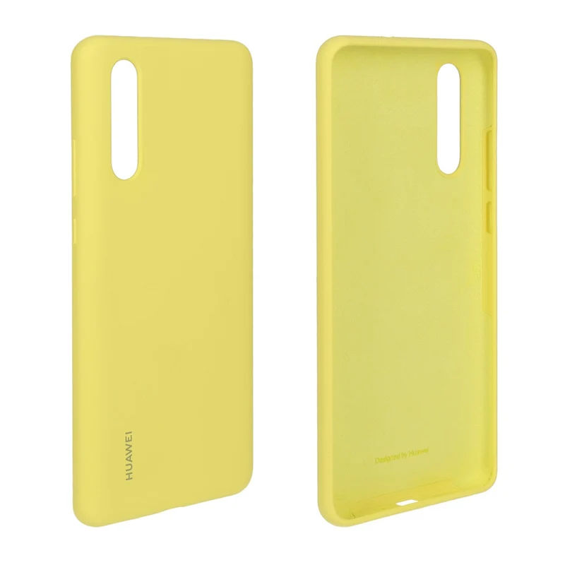 Huawei P30 Silikon Cover Case gelb