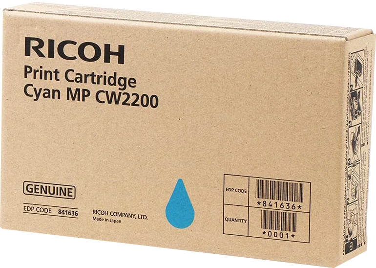 Ricoh MP CW2200C Cyan Druckerpatrone 841636