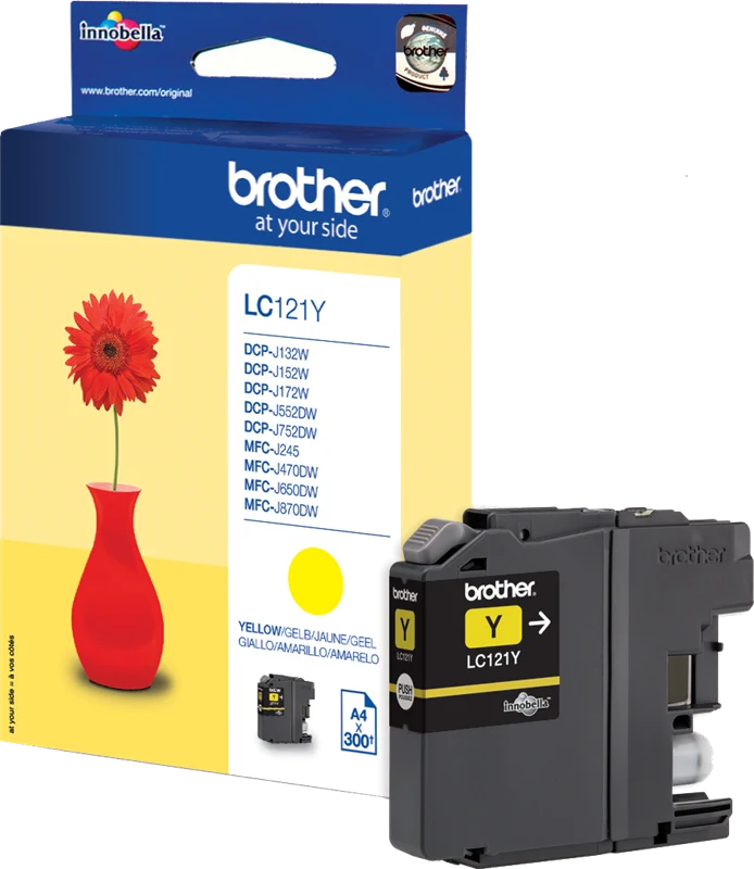Brother LC121Y Gelb Druckerpatrone