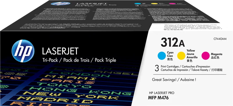 HP 312A Multipack Cyan / Magenta / Gelb