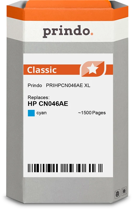 Prindo Classic XL Druckerpatrone kompatibel mit HP 951 XL Cyan