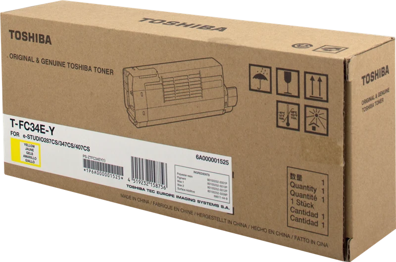 Toshiba T-FC34EY Gelb Toner