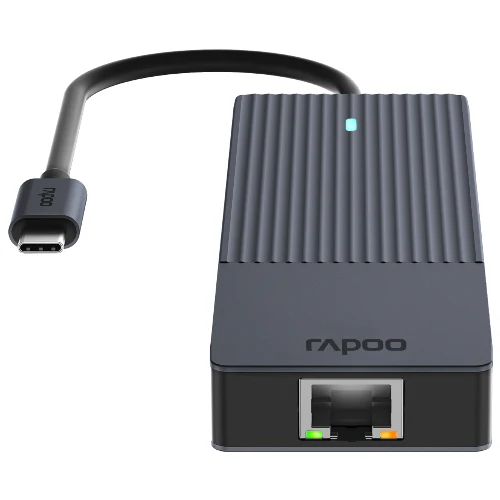 Rapoo USB-C Adapter mit mehreren Anschlüssen, 6-in-1