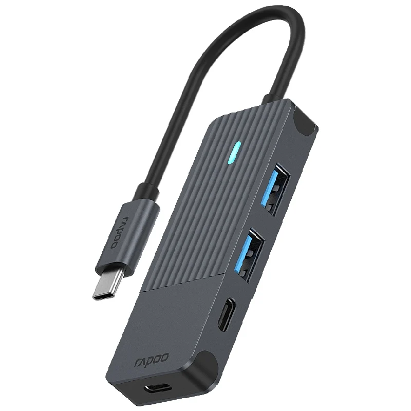 Rapoo USB-C Hub, USB-C auf USB-A und USB-C