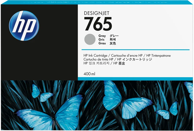 HP 765 Grau Druckerpatrone F9J53A