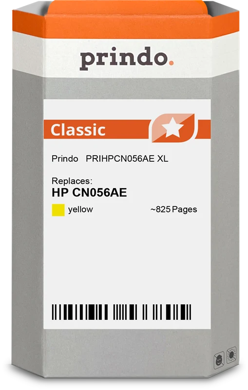 Prindo Classic XL Druckerpatrone kompatibel mit HP 933 XL Gelb