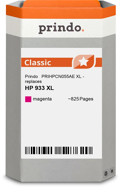 Prindo Classic XL Druckerpatrone kompatibel mit HP 933 XL Magenta