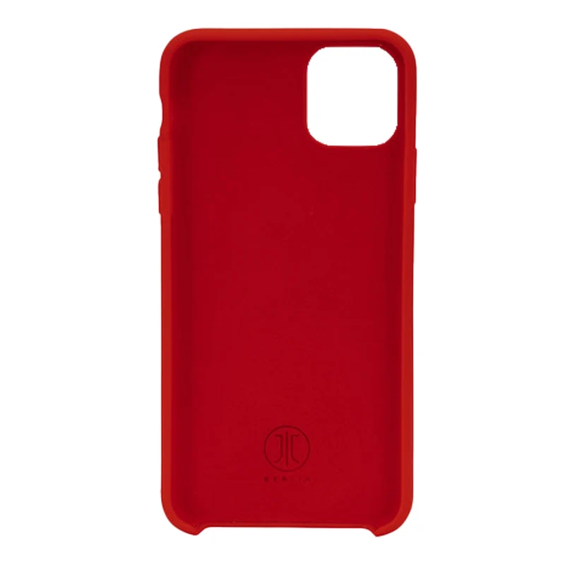 JT Berlin Steglitz Silikon BackCase Rot passend für Apple iPhone 12/12 Pro