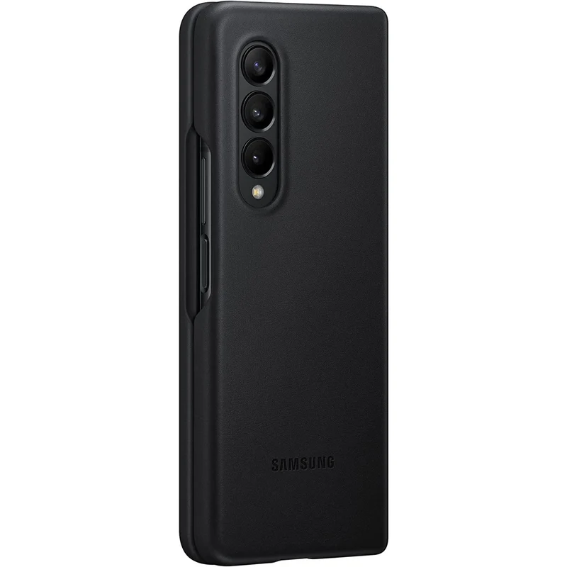 Samsung Galaxy Z Fold3 Leder Cover schwarz