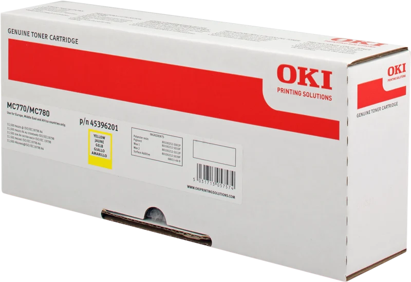 OKI 45396201 Gelb Toner