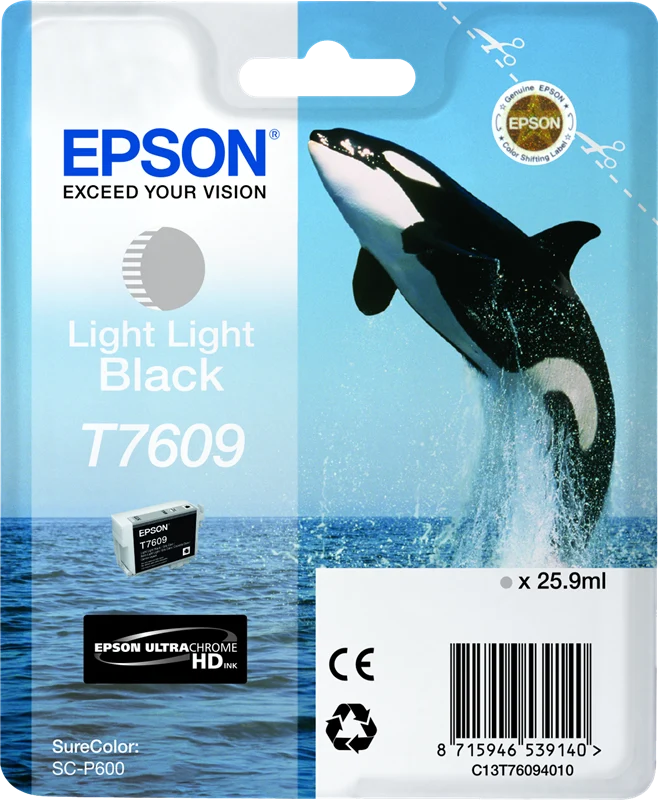 Epson T7609 lightlightblack Druckerpatrone C13T76094010