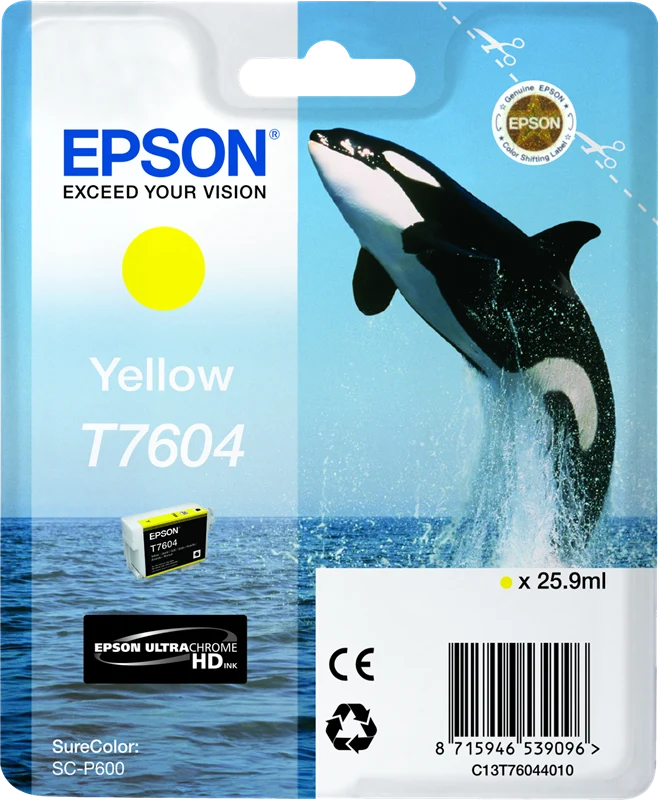 Epson T7604 Gelb Druckerpatrone C13T76044010