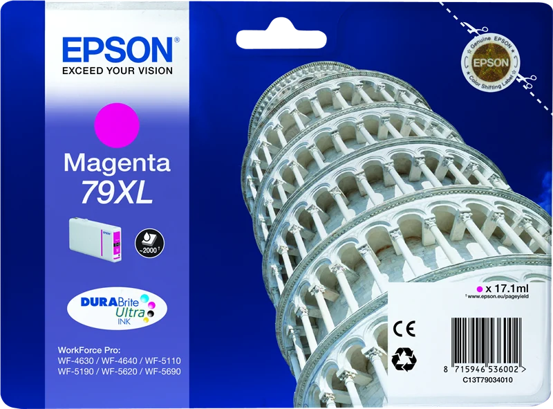 Epson 79 XL Magenta Druckerpatrone C13T79034010
