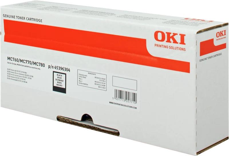 OKI 45396304 Schwarz Toner