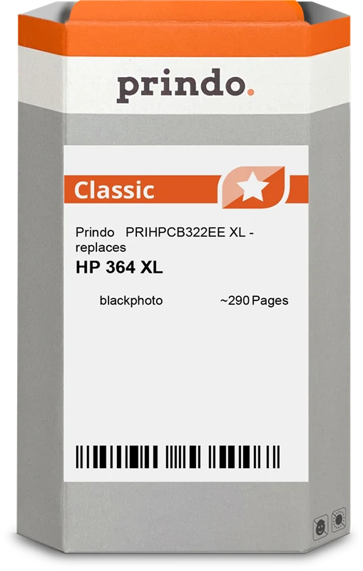 Prindo Classic XL Druckerpatrone kompatibel mit HP 364 XL Photo Black