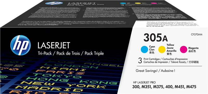 HP 305A Multipack Cyan/Magenta/Gelb
