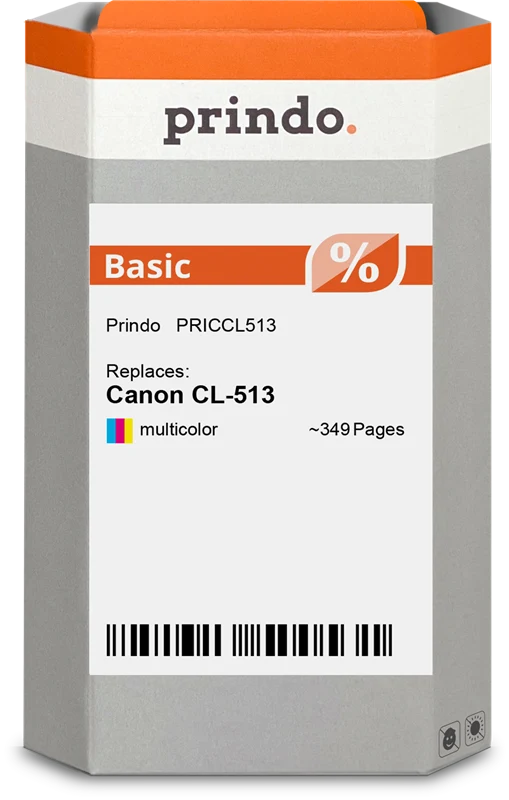 Prindo Basic XL Druckerpatrone kompatibel mit Canon CL-513 mehrere Farben