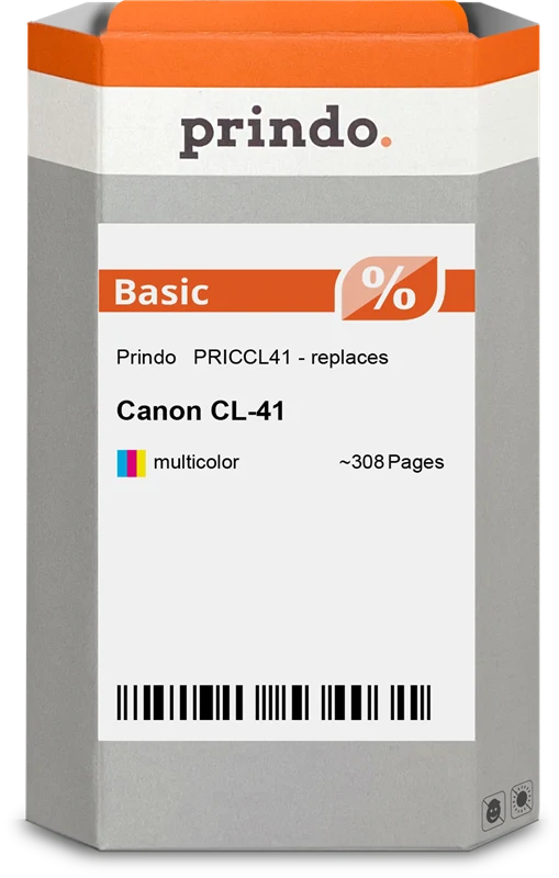 Prindo Basic Druckerpatrone kompatibel mit Canon CL-41 mehrere Farben