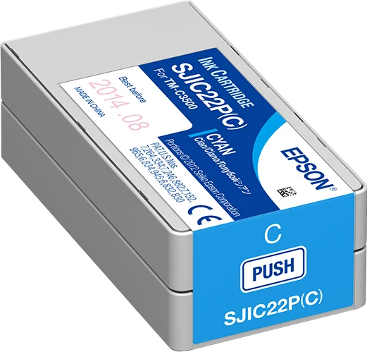 Epson SJIC22P-C Cyan Druckerpatrone C33S020602